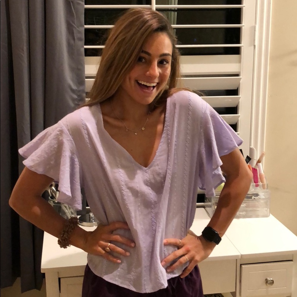 Light purple top